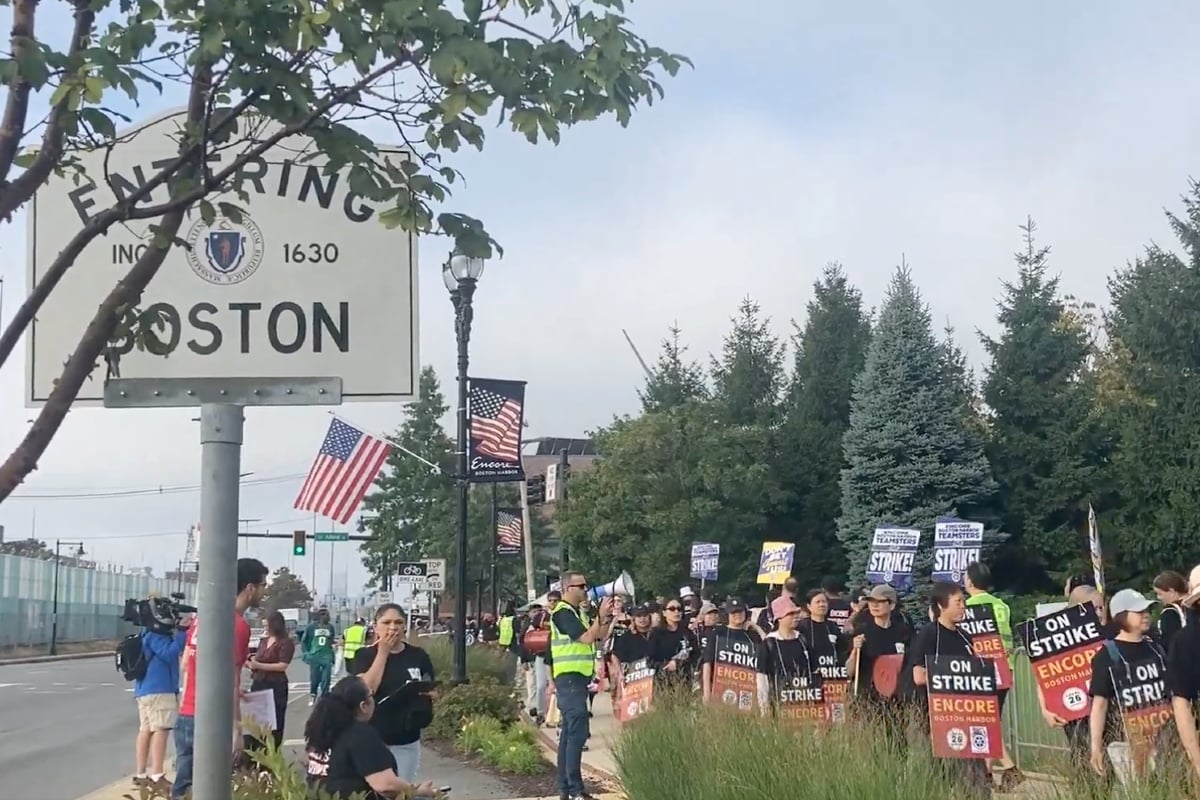 Encore Boston Harbor union strike