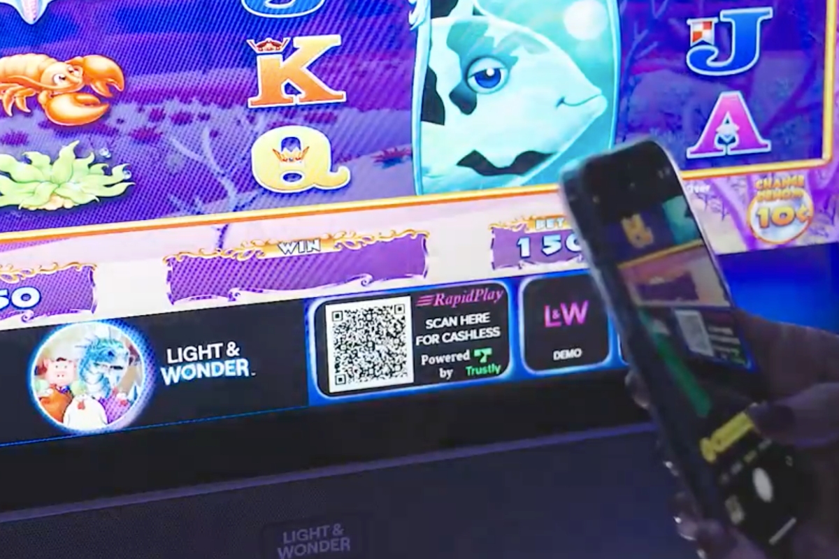 Light & Wonder cashless slot machine