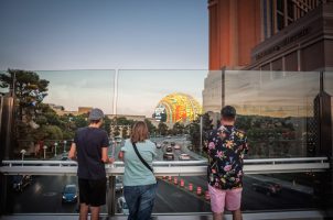 Judge Upholds Clark County Ban on Stopping on Vegas Strip Pedestrian Bridges