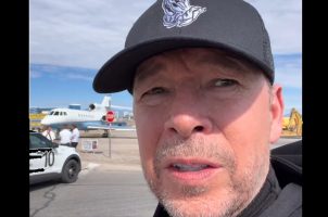 Donnie Wahlberg Safe After Private Jet Skids Off Las Vegas Airport Runway