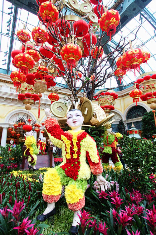 Bellagio Conservatory Chinese New Year of the Dog Moon Gate by Aloha Art