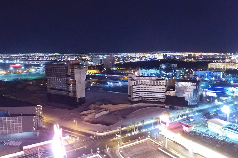 Las Vegas' iconic Riviera Hotel and Casino's Monte Carlo tower