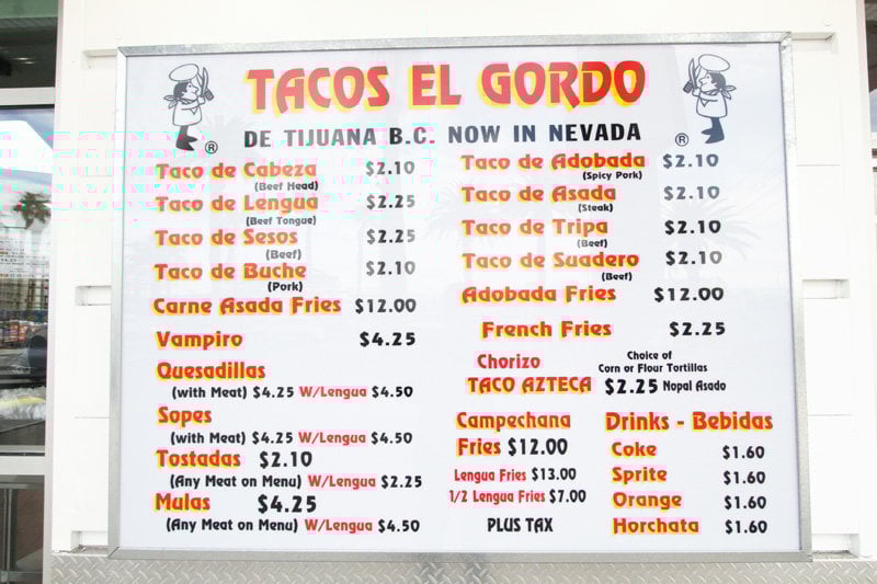 Tacos El Gordo ReOpens on the Las Vegas Strip