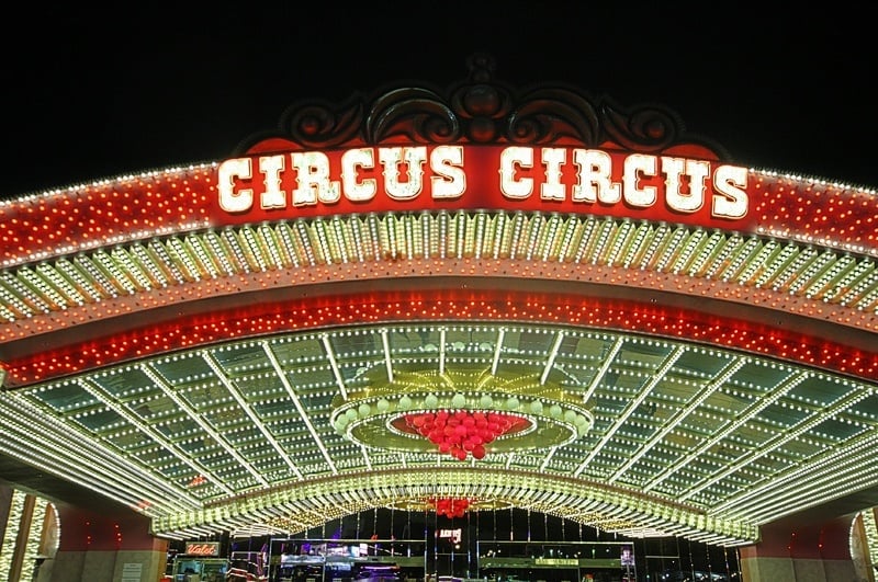 Circus Circus has the only RV park on The Strip.