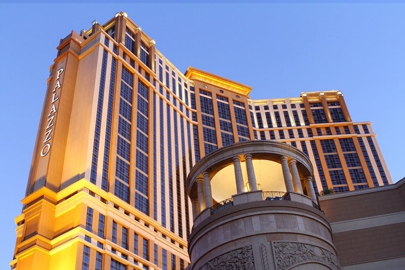 The Palazzo is the sister hotel of The Venetian. You can tell it's a sister because it's always borrowing The Venetian's sweaters.