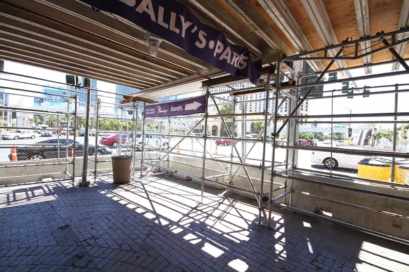The view from the former main entrance of Bill's.