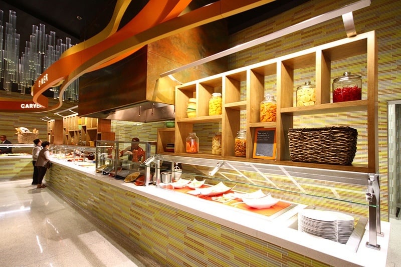 A "Diner" station serves up the American comfort food. Then again, isn't all food sort of comforting?