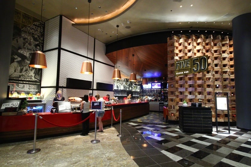 Located next to an annoying sports bar, Five50 is a great new place for a slice in Vegas.