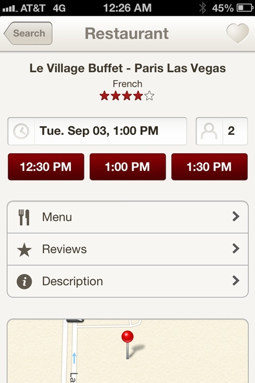OpenTable isn't for people with commitment issues. We tend to wing it.