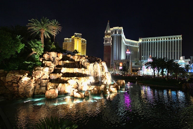 Even when the volcano isn't erupting, The Mirage puts on quite show.