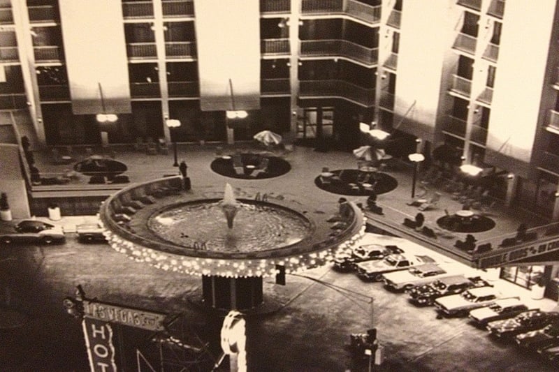 The Plaza's pool, back in the day.