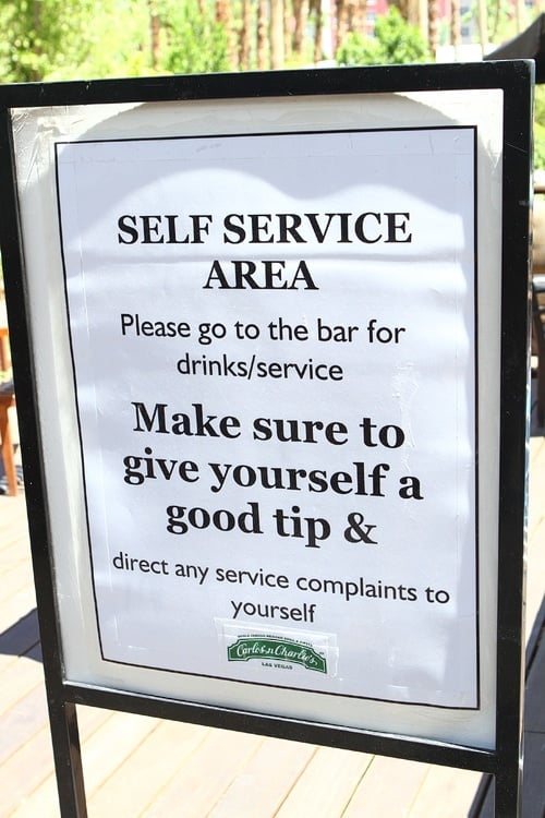 Trust us, we spend a lot of time self-serving, if you know what we're saying.