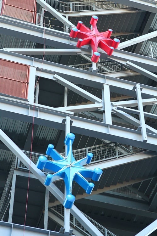 Googie stars! Lots of classic Vegas art falls into a style called Googie, named after a West Hollywood coffee house.