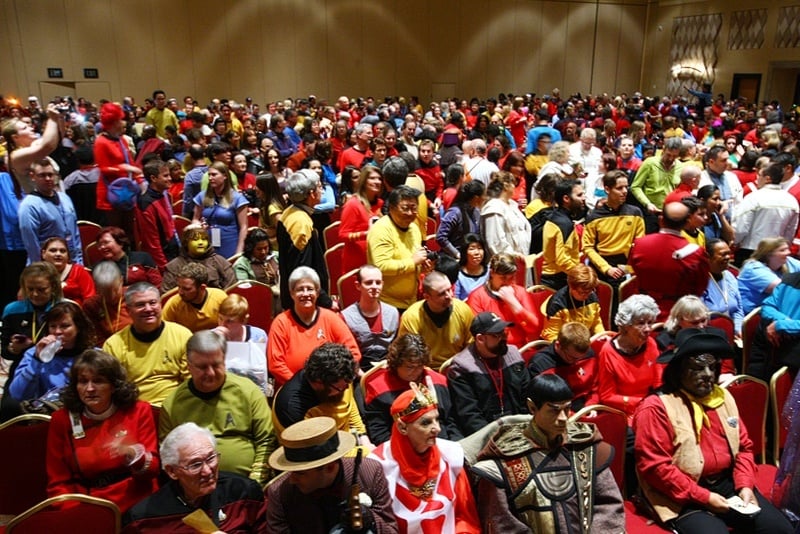 We were at the Rio when the record was broken in 2011, with 1,040 people.