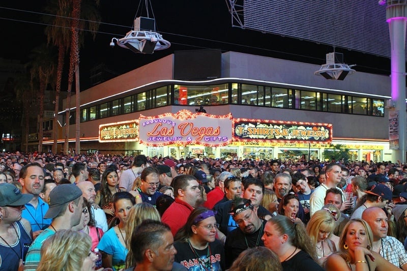 A portion of the aforementioned throng.