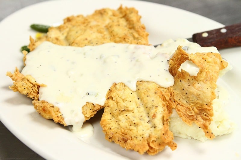 The chicken-fried steak in on just about every table in the place.