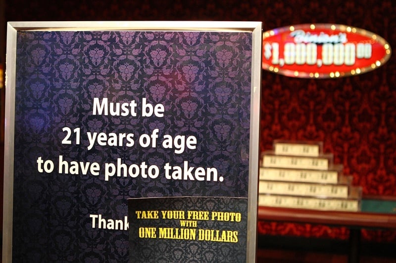 Despite what the sign says, you don't have to be 21. You can also be older than 21.