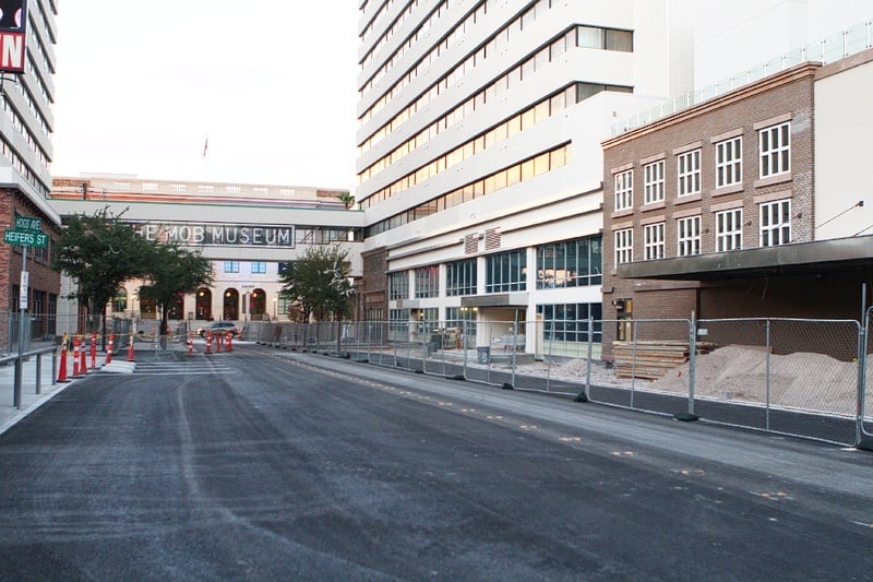Where valet used to be. Where outdoors gambling will soon be.