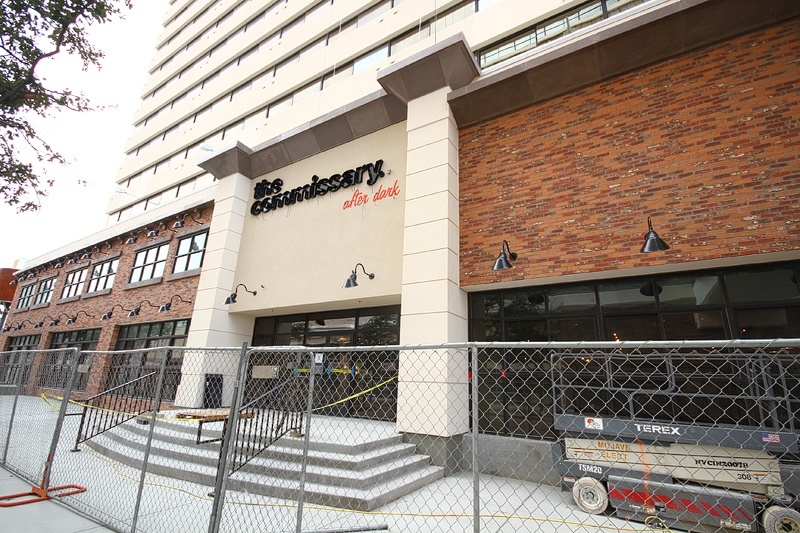 The commissary will be a food court, but we're probably not supposed to call it that because it's not fancy enough.