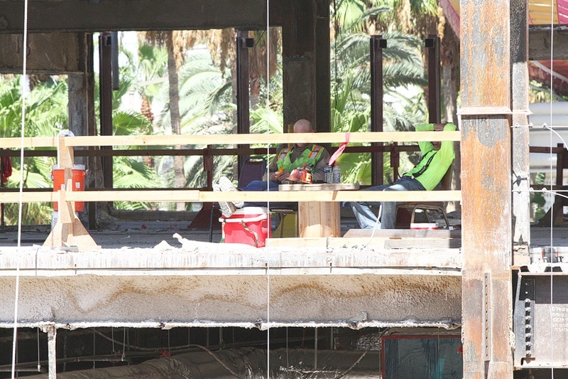 Actually, this is the space where the celebrity chef's restaurant will be.