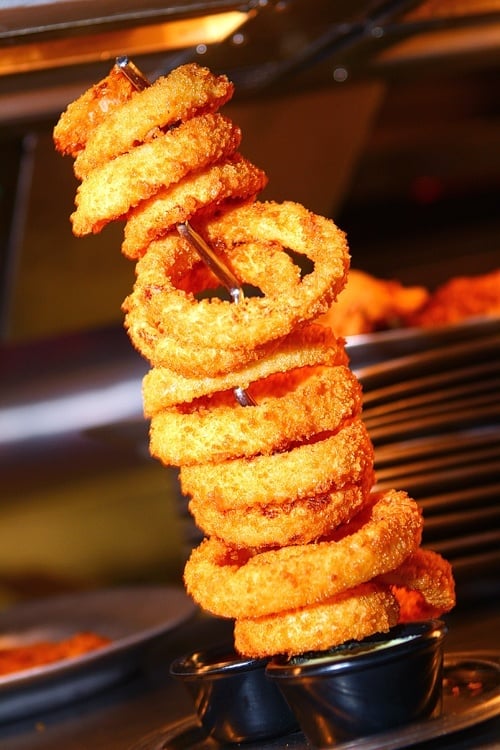 Onion ring toss!