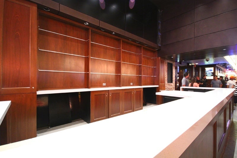 We love us some dark wood, and we mean that in a completely appropriate context.