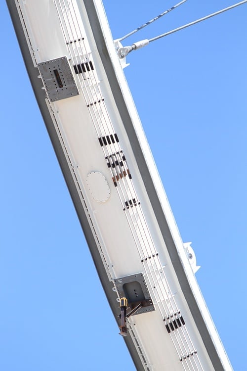 A close shot of the rim shows strings of lights that will illuminate the entire wheel.