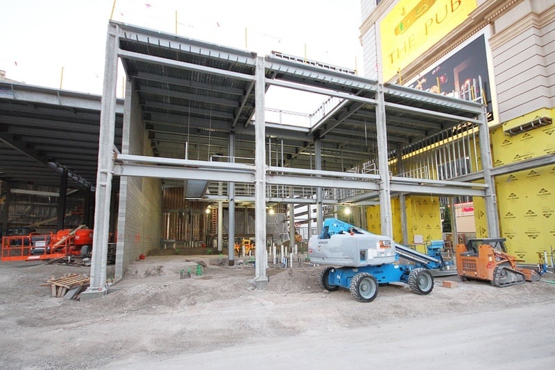 This has to be one of the neatest construction sites, ever.