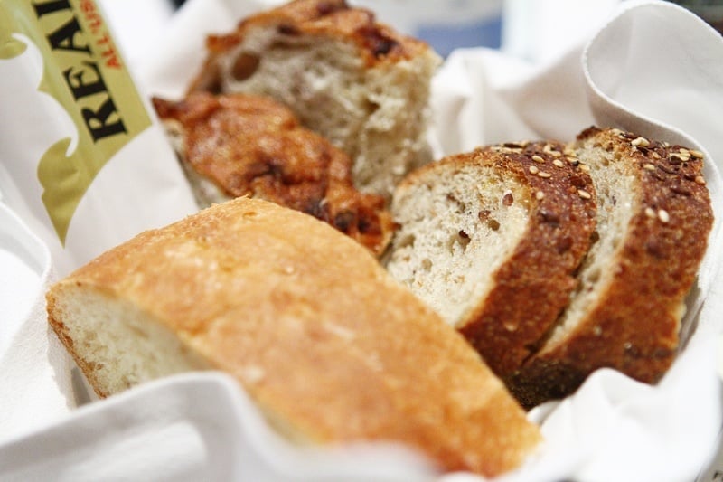 "Don't fill up on bread," we said, knowing full well you're going to fill up on bread.