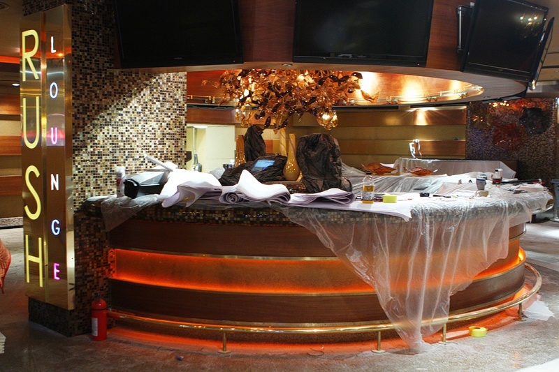 Golden Gate's Rush lounge, in the throes.