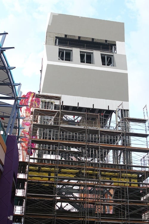 The top of SlotZilla is starting to take shape.