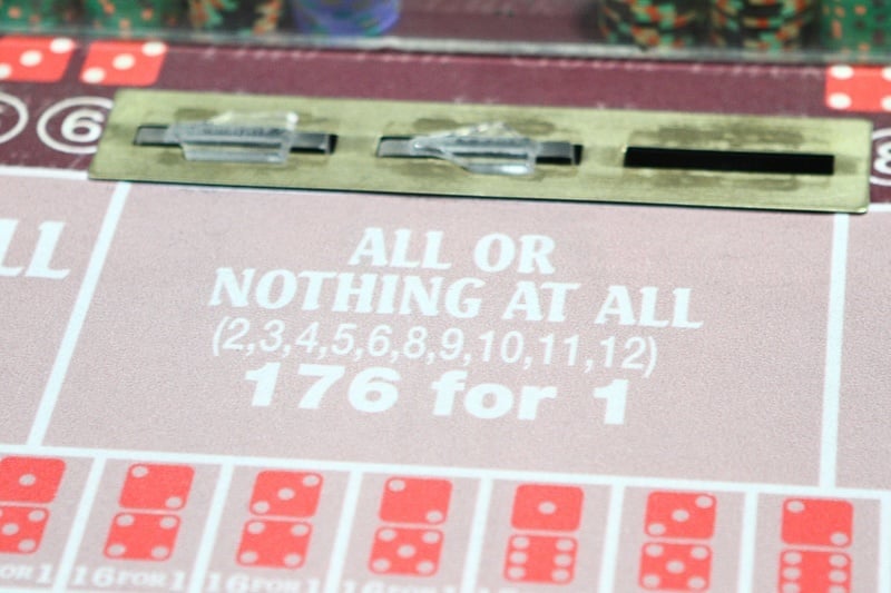 The Excalibur pit boss said a customer bet $50 here on Oct. 22, 2013, walking away with $8,800.