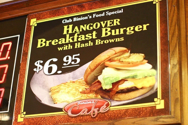 Binion's does some of the best burgers in town, if you ask us, which you didn't, but you should.