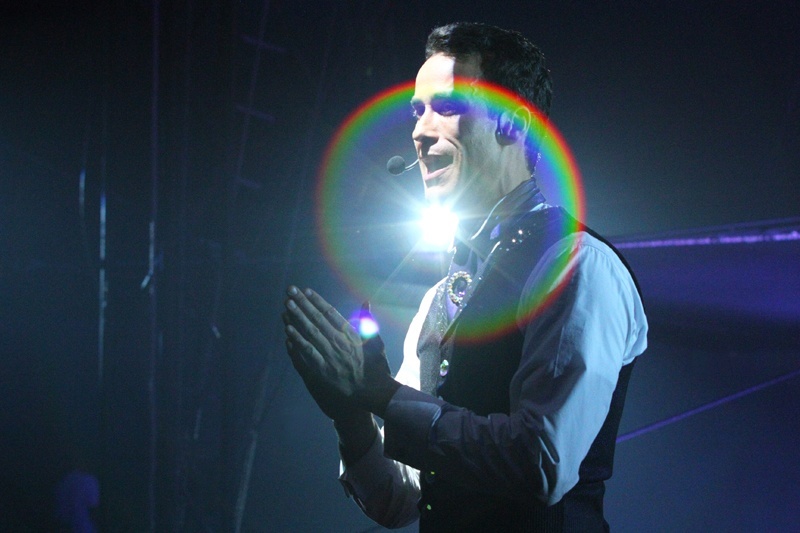 Ringmaster Kevin Venardos keeps things moving.