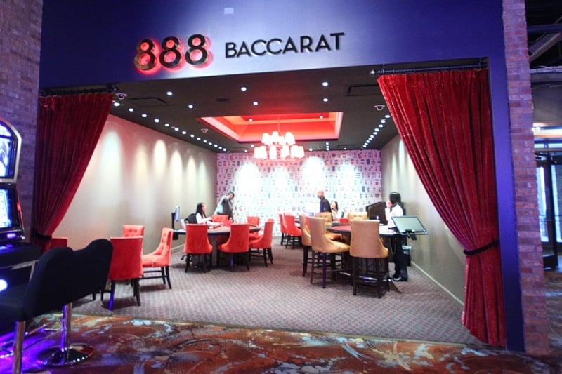 You could fit this baccarat parlor in your pocket. Security would probably have an issue with that, though.