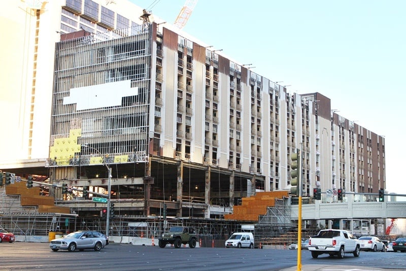 The facelift continues out front.