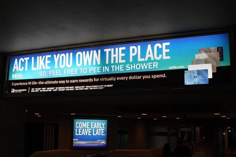 Does This Las Vegas Hotel-Casino’s Ad Go Too Far?