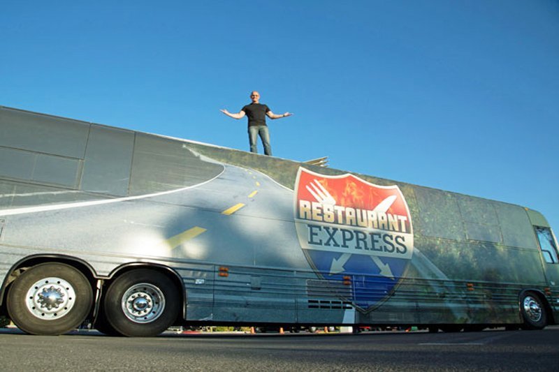 Sort of a food truck, but Irvinier.