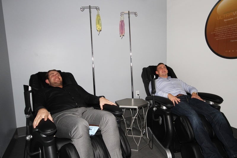 Bonus: Massage chairs.