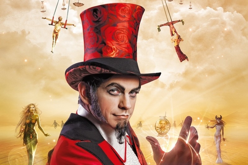 "Zarkana" is a fusion of "bizarre" and "arcana," or "strange secrets." Is somebody trying to tell us something?