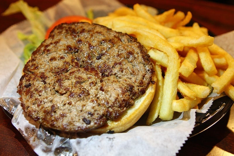 Best burger in Las Vegas at Binion's