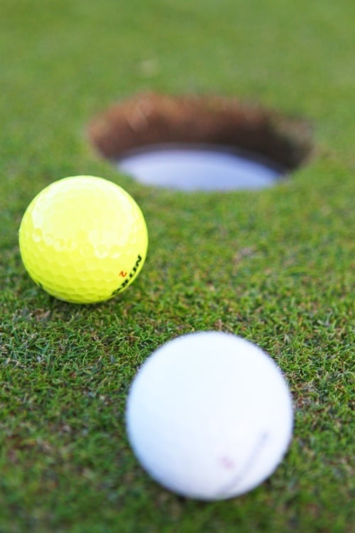 Las Vegas golf course balls