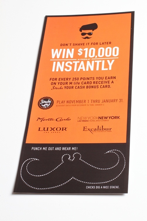 Stache Your Cash casino promotion