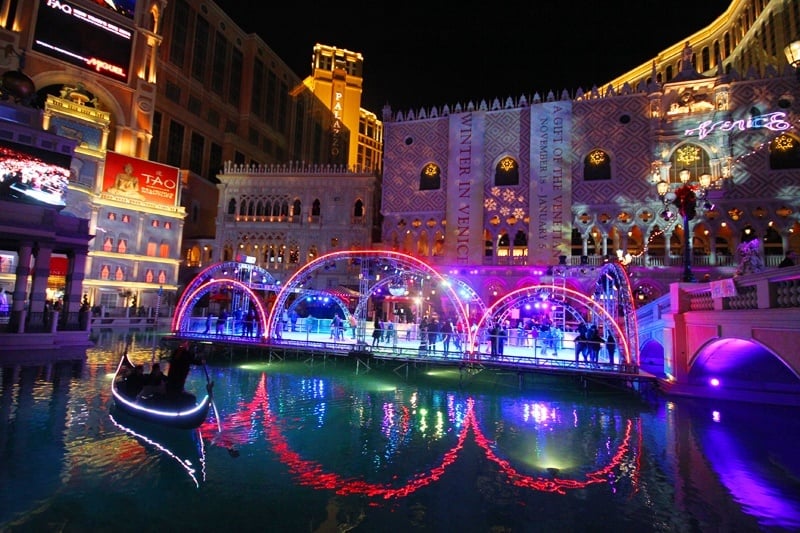 Winter in Venice Las Vegas