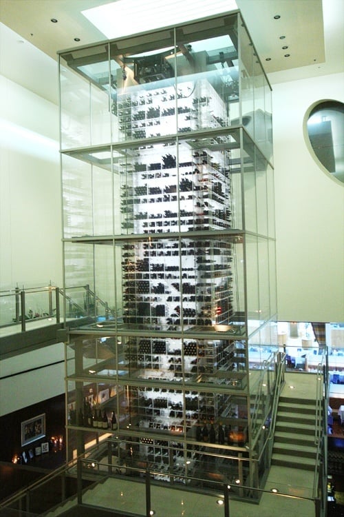 Aureole wine tower