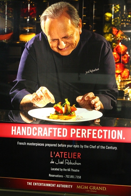 Chef touching food