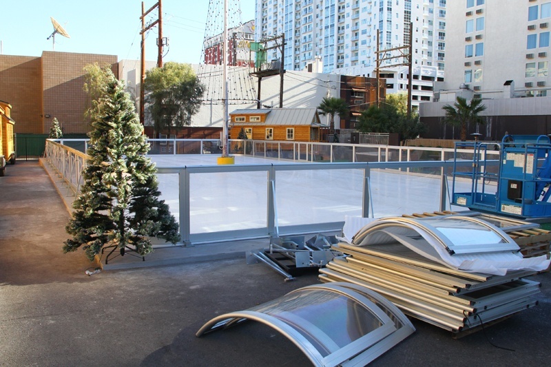 Gold Spike skating rink