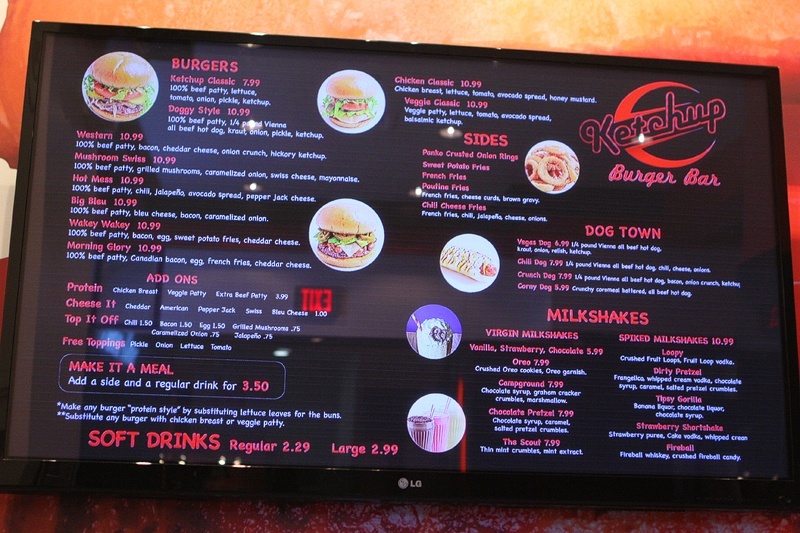 Ketchup menu
