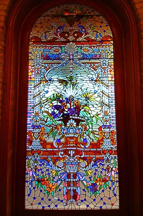 Main Street stained glass