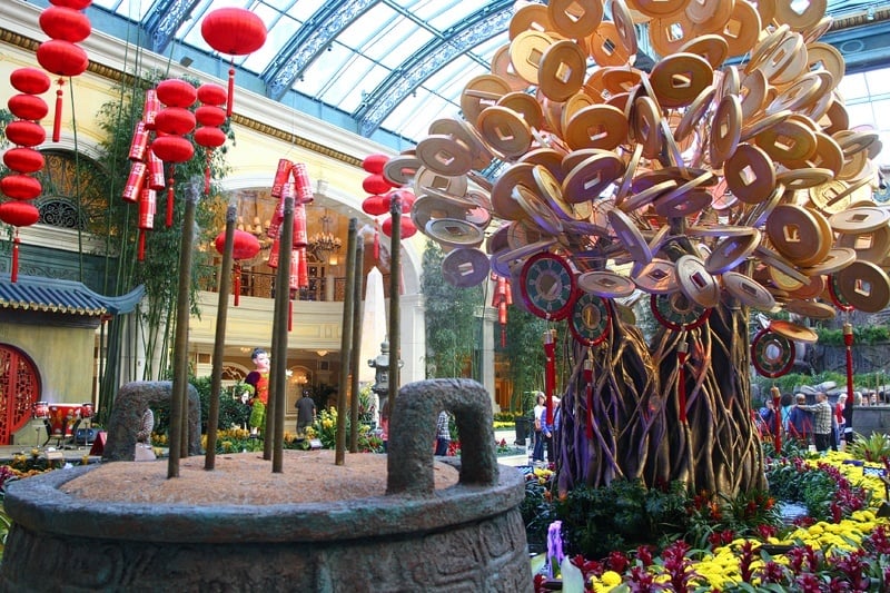 Bellagio Chinese New Year 2014 Display Gets Its Bloom On